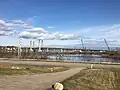 Bridge and ramps, from the New Hampshire side