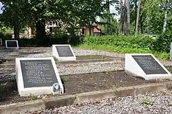 Red Army graves in Mežvidi Brothers' Cemetery