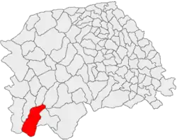 Location in Suceava County