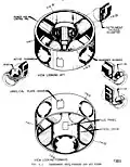 Exploded view of version 1 of the instrument unit