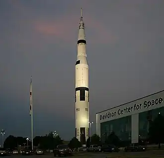Saturn V mock up, 1ː1 scale, U.S. Space & Rocket Center, Huntsville