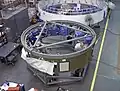 SA-8 instrument unit under construction at Marshall Space Flight Center (MSFC)