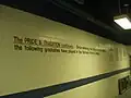 Greyhounds wall of honour.