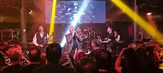 Saurom performing in 2024