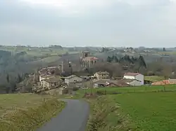 A general view of Sauviat