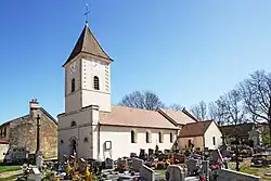 The church in Savigny-le-Sec