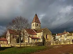 The church in Savigny-sous-Mâlain