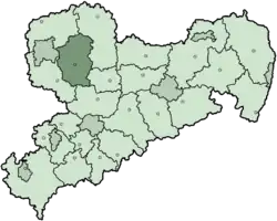 Location of Muldentalkreis