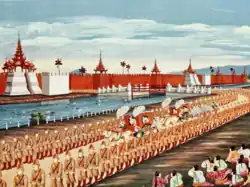 King Thibaw leaving Mandalay