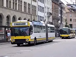 Carrosserie Hess bodied NAW trolleybus in Schaffhausen