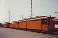 Railgrinder on the Frankfurt am Main Tramway
