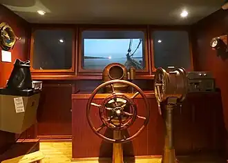 Helm of a small ship