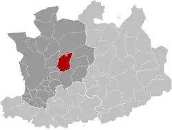 Location of Schilde in the province of Antwerp