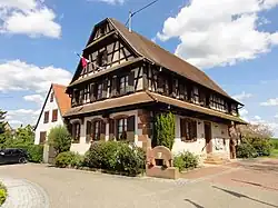 The town hall in Schillersdorf