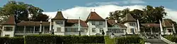 Waldegg Castle, panoramic view