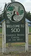 Welcome sign