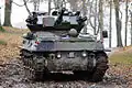 14 Scorpion CVR(T) tracked reconnaissance vehicles were in use from the 1980s until their retirement in 2017.[68]
