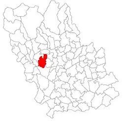 Location in Prahova County
