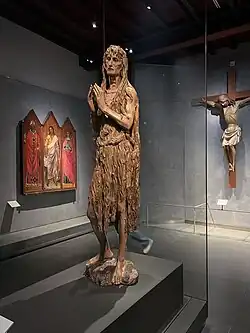 Donatello's Penitent Magdalene, painted and gilded wood, formerly in the Baptistry