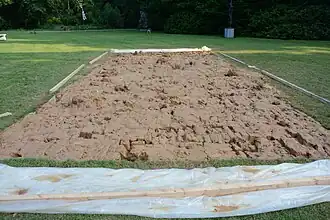 Sculpture for a Sculpturepark (2018), interactive clay pit for visitors