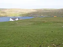The head of Scutta Voe as seen from Gruting