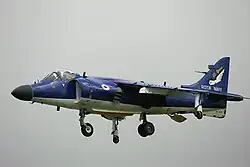 British Aerospace Sea Harrier FA.2, in special colours to commemorate 25 years of 899 Squadron operating Sea Harrier