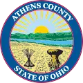 Official seal of Athens County, Ohio