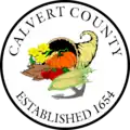 Official seal of Calvert County, Maryland