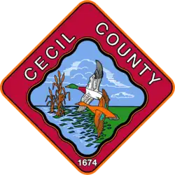 Official seal of Cecil County, Maryland
