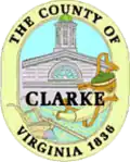 Official seal of Clarke County, Virginia