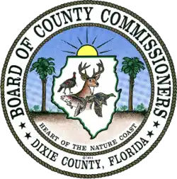 Official seal of Dixie County, Florida