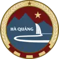 Official seal of Hà Quảng district