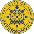 Official seal of Jeffersonville, Indiana