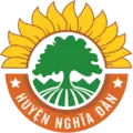 Official seal of Nghĩa Đàn district