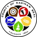 Official seal of Saginaw County, Michigan