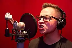 Sean rapping at 54 Sound, 2015