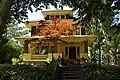 The Wilson-Franklin House, 2813 Broadway E in the Roanoke Park Historic District, built in 1910 by C.L. Martin, is a typical American Foursquare.[67]