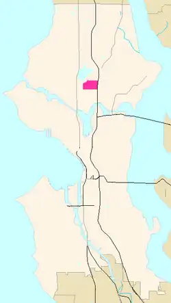 Meridian highlighted in pink