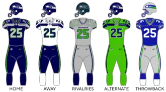 Seattle Seahawks uniforms