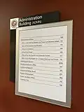 Interior sign