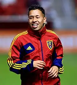 Sebastián Velásquez - Professional soccer player and standout midfielder.[34]