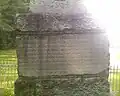 Inscription on monument (Latin)