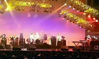 Live in Japan, 2003. L to r, Mario Millo, Alex Plavsic, Peter Plavsic, and Toivo Pilt