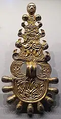 Second hoard of Coșoveni, 7th century AD, possibly of Byzantine origin, pieces of harness