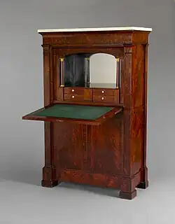Secrétaire à abattant, Attributed to the Workshop of Duncan Phyfe or attributed to Duncan Phyfe & Sons, Made in New York, New York, 1835–47