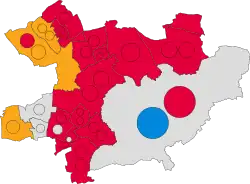 2003 results map