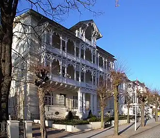 Villa Vineta from the year 1902 in Wilhelmstraße in the seaside resort of Sellin (Rugia)