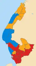 2010 results map