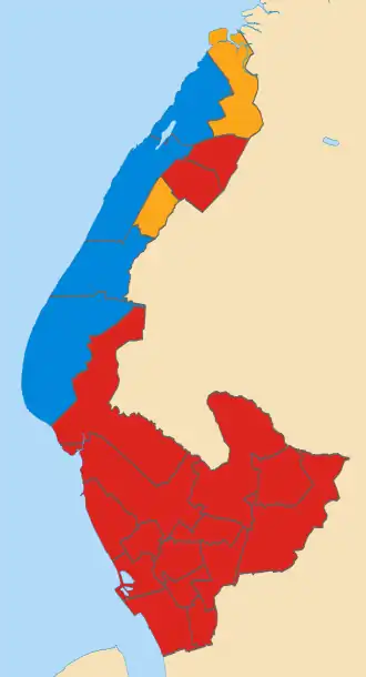 2018 results map