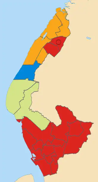 2019 results map